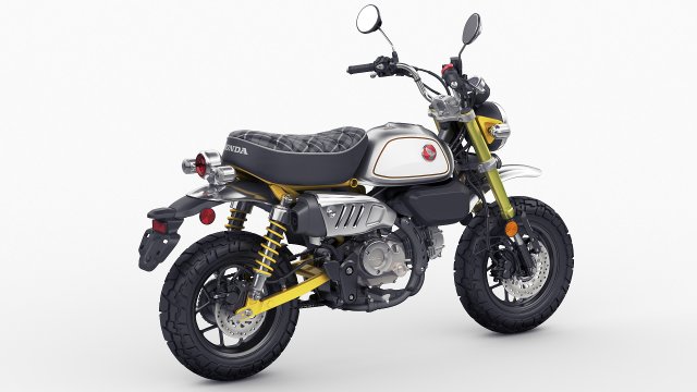 Honda Monkey 125 2023 Model 3D in Sepeda motor 3DExport