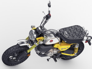 Honda Monkey 125 2023 3D 모델