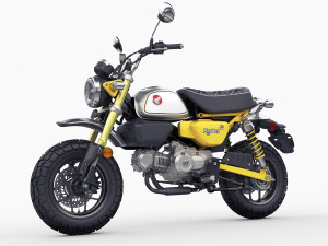 Honda Monkey 125 2023 3D 모델