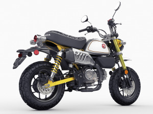 Honda Monkey 125 2023 3D 모델