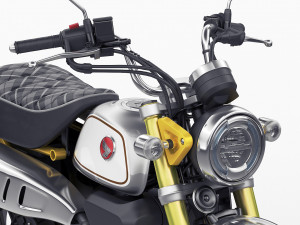 Honda Monkey 125 2023 3D 모델
