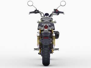 Honda Monkey 125 2023 3D 모델