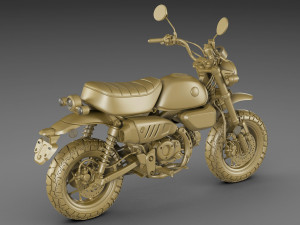 Honda Monkey 125 2023 3D 모델