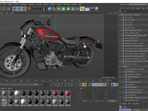 Harley-Davidson Nighster 2022 3D Model