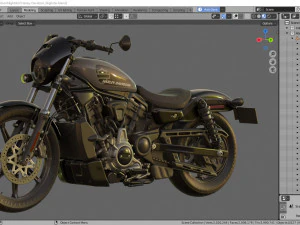 Harley-Davidson Nighster 2022 3D Model