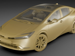Toyota Prius 2024 3Dモデル