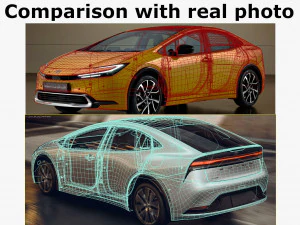 Toyota Prius 2024 3D Model