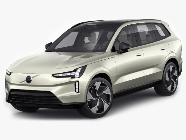 Volvo EX90 2024 Model 3D .c4d .max .obj .3ds .fbx .stl .blend 