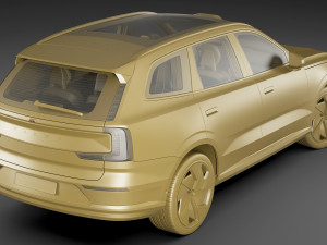 Volvo EX90 2024 Model 3D
