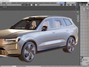 Volvo EX90 2024 Model 3D