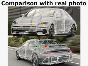 Hyundai Ioniq 6 3D Model