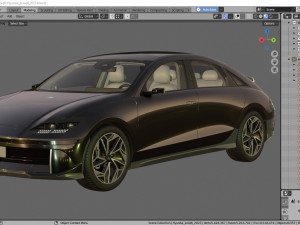 Hyundai Ioniq 6 3D Model