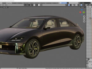 Hyundai Ioniq 6 3D Model