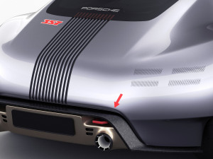 Porsche 357 Vision Concept 2023 3D Модель