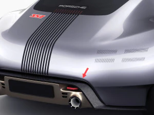 Porsche 357 Vision Concept 2023 3D Model