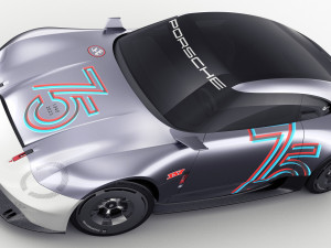 Porsche 357 Vision Concept 2023 3D Модель