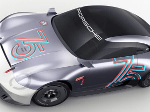 Porsche 357 Vision Concept 2023 3D Model