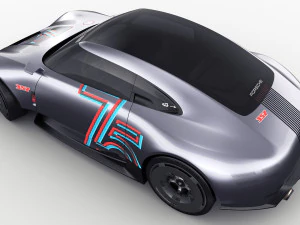 Porsche 357 Vision Concept 2023 3D Model