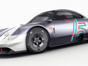 Porsche 357 Vision Concept 2023 3D Model