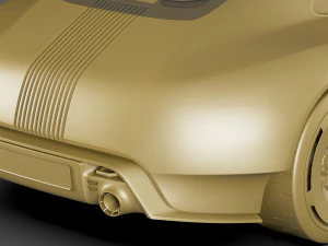 Porsche 357 Vision Concept 2023 3D Model