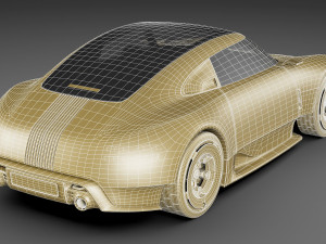 Porsche 357 Vision Concept 2023 3D Модель