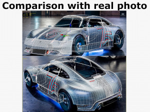 Porsche 357 Vision Concept 2023 3D Модель