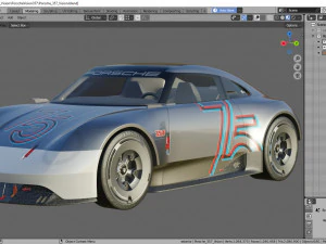 Porsche 357 Vision Concept 2023 3D Model