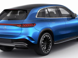 Mercedes EQS SUV 2023 3D Модель