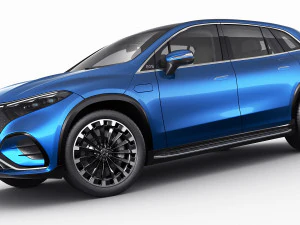Mercedes EQS SUV 2023 3D Модель