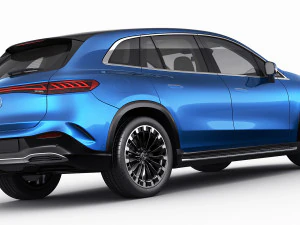 Mercedes EQS SUV 2023 3D Модель