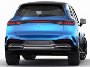 Mercedes EQS SUV 2023 3D 모델