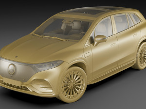 Mercedes EQS SUV 2023 3D 모델