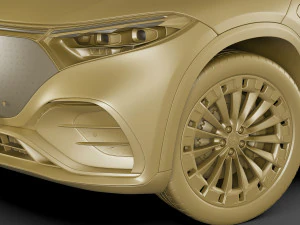 Mercedes EQS SUV 2023 3D Модель