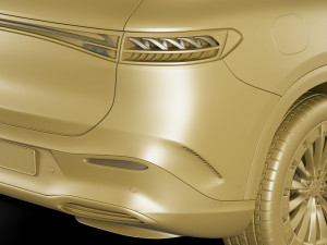Mercedes EQS SUV 2023 3D 모델