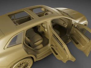 Mercedes EQS SUV 2023 3D Модель