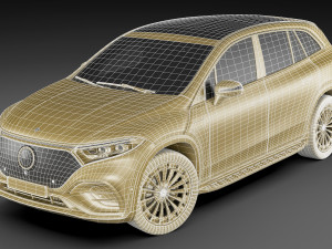 Mercedes EQS SUV 2023 3D 모델