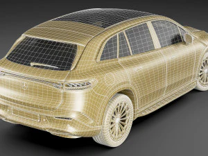 Mercedes EQS SUV 2023 3D Модель