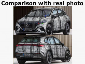 Mercedes EQS SUV 2023 3D Модель
