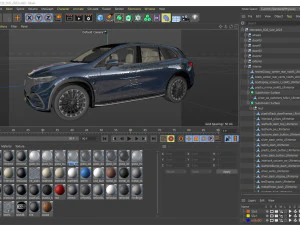 Mercedes EQS SUV 2023 3D Модель