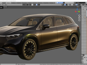 Mercedes EQS SUV 2023 3D 모델