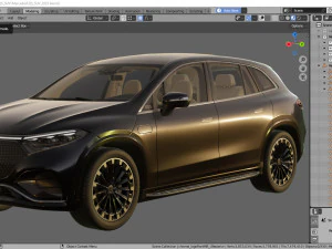 Mercedes EQS SUV 2023 3D Модель