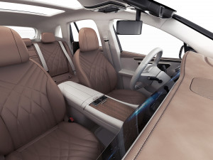 Mercedes EQE SUV 2024 3D 模型