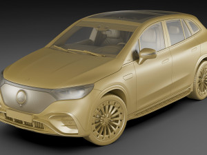 Mercedes EQE SUV 2024 3D 模型