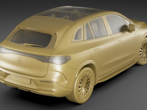 Mercedes EQE SUV 2024 3D 模型