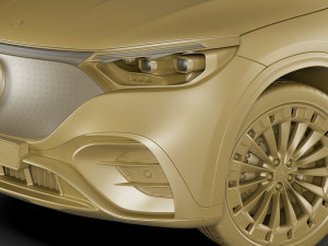 Mercedes EQE SUV 2024 3D 模型