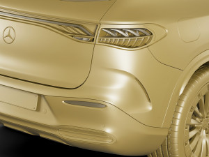 Mercedes EQE SUV 2024 3D 模型