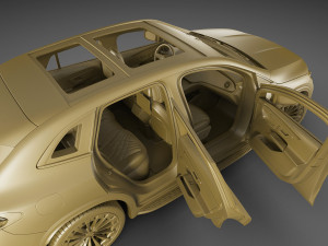 Mercedes EQE SUV 2024 3D 模型