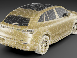 Mercedes EQE SUV 2024 3D 模型
