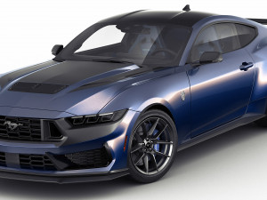 Mustang Fastback Dark Horse 2024 3D 모델
