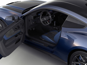Mustang Fastback Dark Horse 2024 3D 모델